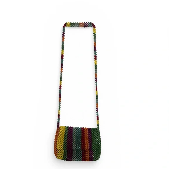 Cynthia Rowley Multicolor Beaded Shoulder Bag - Picture 6 of 10
